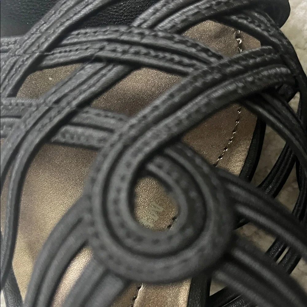 Impo Black Strappy Heels - Picture 11 of 12
